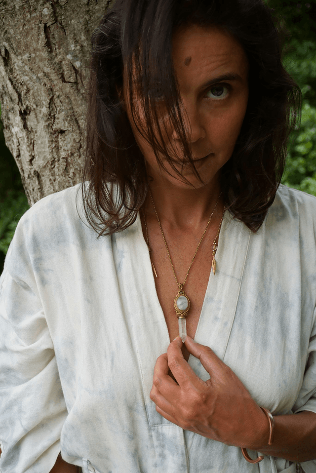 Collier TALISMAN BLANC