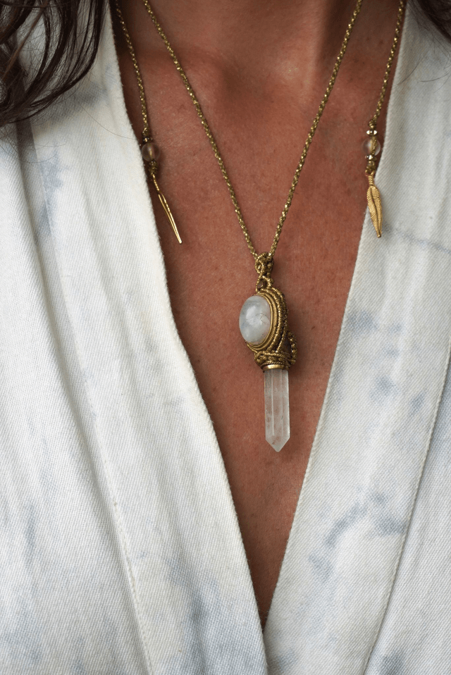 Collier TALISMAN BLANC